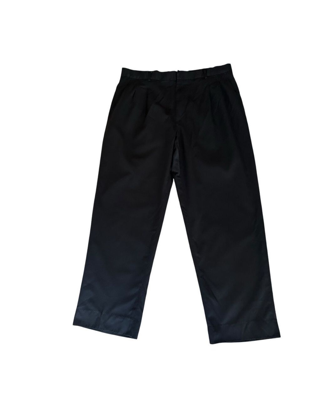 Greg Norman Black Straight Leg Polyester Men’s Dress Pants Size 36 x 30 - Picture 2 of 10
